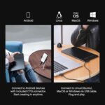 HUION Inspiroy H640P Drawing Tablet, 6x4 inch Digital Art with Battery-Free Stylus, 8192 Pen Pressure, 6 Hot Keys, Graphics Tablet for Drawing, Writing, Design, Teaching, Work with Mac, PC & Mobile - Image 8