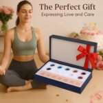 7 Chakra Healing Crystals with LED Wooden Stand – 40mm Natural Gemstone Spheres for Meditation, Reiki, Energy Balance, Night Light & Spiritual Gift for Women Home Decor - Image 6