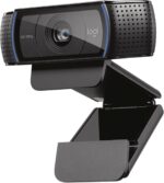 Logitech C920x HD Pro Webcam, Full HD 1080p/30fps Video, Clear Audio, HD Light Correction, PC Camera Webcam, Works with Skype, Zoom, Facetime, PC, Laptop, Mac, Tablet - Black - Image 2