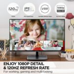 ViewSonic VA2456A-MHD 24 Inch IPS 1080p Monitor with 120Hz, Eye Care, HDMI, DisplayPort, and VGA Inputs for Home and Office - Image 3
