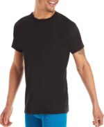 Hanes Packs, Stay-Tucked Soft Cotton, Best Undershirts for Men, White/Black/Asstd Multipacks - Image 5