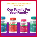 SmartyPants Organic Toddler Multivitamin Gummies: Probiotics, Omega 3 (ALA), Vitamin D3, C, Vitamin B12, B6, A, K & Zinc, Beta Carotene, Gluten Free, Three Fruit Flavors, 60 Count (30 Day Supply) - Image 11