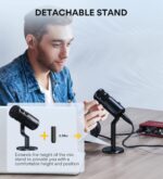 MAONO XLR Podcast Microphone, Cardioid Studio Dynamic Mic for Vocal Recording, Streaming, Voice-Over, Voice Isolation Technology, Metal Mic, Works for Audio Interface, Mixer, Sound Card-PD100 - Image 7
