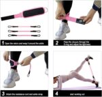 Ankle Resistance Bands with Cuffs: Women Ankle Strap Band for Working Out - Ankle Resistance Bands for Glutes Hip & Leg Butt Training Workout Exercise Equipment - Image 8