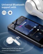 144GB MP3 Player with Bluetooth and WiFi,MP3 & MP4 Players with 4.02-inch Touchscreen and Speaker,Spotify Music Players with Pandora,Audible,Amazon Music,Spotify,Play Store,Up to 512GB (Black) - Image 3