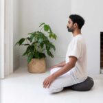 CRESCENT Zafu Meditation Cushion | Organic Cotton | Buckwheat Hulls | Removable Washable Cover - Image 4