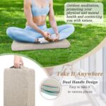 Meditation Floor Cushion for Yoga Adults Square Floor Pillows Seating Large Meditation Cushion Yoga Pillows for Sitting on Floor Meditation Pillow Mat Outdoor Rectangle Floor Sitting Cushion - Image 6