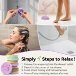 Shower Steamers Aromatherapy 8 Pack, Birthday Gifts for Women Men & Luxury Gift Box Packaging, Premium Shower Bombs with Natural Essential Oils, Home Spa Stress Relief, Relaxation Self Care - Image 8