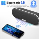 96GB Mp3 Player with Bluetooth 5.0 - Aiworth Portable Digital Lossless Music MP3 MP4 Player for Kids with FM Radio HD Speaker for Sports Running Super Light Metal Shell Touch Buttons - Image 4