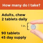 Nature Made Extra Strength Dosage Chewable Vitamin C 1000 mg per serving, Dietary Supplement for Immune Support, 90 Tablets, 45 Day Supply - Image 7