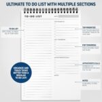 Of a Happy Kind To Do List Notepad: With Multiple Functional Sections - 6.5 x 9.8 60 Sheets - Spiral Daily Planner Notebook - Task CheckList Organizer Agenda Pad for Work - Note and Todo Organization - Image 4