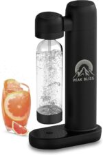 Original Soda Maker (Matte Black): Carbonate Drink (1L PET Bottle Included), Create Sparkling, Seltzer & Fizzy Water, Compatible with Any Screw-In 60L CO2 Carbonator (Not Included) - Image 2