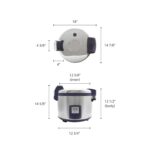 Thunder Group SEJ3201 Rice Cooker/Warmer Electric 30 Cup Uncooked Rice Capacity - Image 3