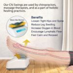Daiwa Felicity Swing Master - Chi Swing Machine - Passive Aerobic Exerciser, Swing Master with Figure Trimmer - Lymphatic Massager, Body Shaker, Leg Exercise, FSA/HSA Eligible - Image 3