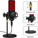 G3 Audio Mixer for Podcast Equipment Bundle，Live Sound Card for Streaming，Audio Interface DJ Mixer Sound Card/Board Condenser Microphone for Tiktok Gaming Video Content Creator - Image 3