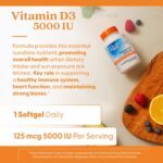Doctor's Best Vitamin D3 5,000 IU for Healthy Bones, Teeth, Heart and Immune Support, Non-GMO, Gluten-Free, Soy Free, 360 Count (Pack of 1) - Image 5