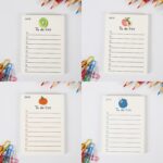 8 pack Cute Patter to Do List Notepads, to Do List Note pad, Cute Fruit Pattern to Do List Planner, to Do List Memo Stationery for Home Office School Supplies, 400 sheets/ 2.75 x 3.94 inch - Image 7
