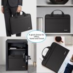 ENGPOW Accordion File Organizer,Fireproof Expanding File Folder with Multi Pockets,13 Pockets Document Organizer with Handle & Labels,Portable Home Travel Safe Storage for Letter A4 Files and More - Image 8