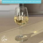 Monogrammed A-Z Wine Gifts for Women - 12.75 oz Engraved Personalized Wine Glass- Funny Wine Lover Monogram Gifts for Women - Unique Wine Glasses Gift Set (K) - Image 5