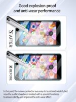 Screen Protector for Luoran M4S Kids MP3 Player 4.0” IPS Bluetooth MP3 Music Player, High-definition Scratch Resistant Film,HD Clear, Bubble Free with Easy Installation Kit, 3 Pack. - Image 4