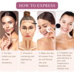 Youngfocus Cosmetics Cream Contour Best 8 Colors Contouring Foundation - Highlighting Makeup Kit/Concealer Palette - Vegan, Cruelty Free and Hypoallergenic - Instruction Manual（Face Blushes） - Image 4