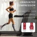 HYCLES Compression Sock for Women Men 4 Pairs for Athletic Sports Pregnacy Travel - Image 3