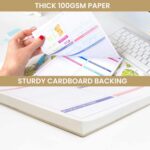 bloom daily planners Double Sided Daily To Do List Planning Pad - 80 Tear Off Sheets for Work, Home or Office Organization (Teal) - 6" x 9" - Image 6