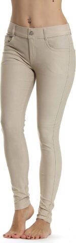 Prolific Health Women's Jean Look Jeggings Tights Slimming Many Colors Spandex Leggings Pants Capri S-XXXL - Image 3