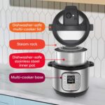 Instant Pot Duo 7-in-1 Mini Electric Pressure Cooker, Slow Rice Cooker, Steamer, Sauté, Yogurt Maker, Warmer & Sterilizer, Includes Free App with over 1900 Recipes, Stainless Steel, 3 Quart - Image 9