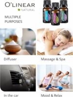 Top 8 Essential Oils Set for Diffuser for Home Aromatherapy Kit with Lavender, Peppermint, Eucalyptus, Tea Tree, Rosemary, Orange, Relief and Sweet Dreams Blends for Humidifiers Natural Pack - Image 4