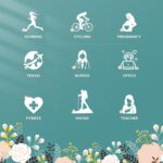 Floral Compression Socks for Women 20-30mmHg Knee High, Best for Ladies, Nurses, Pregnancy, Travel - Image 7