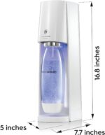 SodaStream E-TERRA Sparkling Water Maker (White) with CO2 and Carbonating Bottle - Image 10