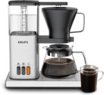 KRUPS Essential Brewer 8 Cup Drip Coffee Maker Machine SCA-Certified Blooming Technology, Barista-Quality, Pour-Over Coffee Machine, Easy to Clean Dishwasher Safe, Stainless Steel Design, Silver - Image 2