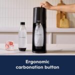 SodaStream - Terra Sparkling Water Maker | VALUE BUNDLE | CQC CO2 system | Includes 2x CO2 Cylinders, 3x 32 Fl Oz Dishwasher Safe Bottles, 2x Bubly Flavor Drops | Combine with Flavors | Misty Blue - Image 9