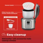 Instant Pot Zest 8 Cup One Touch Rice Cooker, From the Makers of Instant Pot, Steamer, Cooks Rice, Grains, Quinoa and Oatmeal, 8-cup cooked/4-cup uncooked, No Pressure Cooking Functionality - Image 6