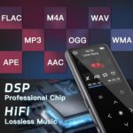 128GB MP3 Player with Bluetooth, Portable Music Player with Built-in Speaker, Enjoying Your Digital Music and Audiobooks Anytime,Includes FM Radio,Recorder,E-Book,and Comes with Earphones - Image 3
