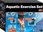 Sportneer Water Aerobics Pool Exercise Equipment Water Workout Combo Set Includes High Density Water Dumbbell Aqua Belt Water Ankle Weights for Aquatic Therapy Pool Fitness Water Exercise - Image 2