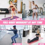 Resistance Bands, Exercise Bands with Handles for Working Out, Fitness Bands for Women, Workout Equipment Home Gym, Training Bands with Door Anchor, Ankle Straps, Shape Body, Physical Therapy - Image 7