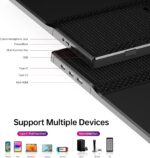 Yxk Portable Monitor 15.6 Inch 1080P USB-C HDMI Ultra-Slim Travel Monitor with Kickstand, for Laptop, PC, Mac Phone, PS, Xbox, Swich IPS Ultra-Thin Zero Frame Gaming - Image 4