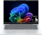 HP OmniBook 5 14 inch Next Gen AI PC, OLED Display, Snapdragon X Plus X1P-42-100, 16 GB RAM, 1 TB SSD, Qualcomm Adreno GPU, Windows 11 Home, Copilot+ PC, Glacier Silver, 14-he0099nr - Image 2