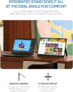 ARZOPA Portable Monitor 15.6'' FHD 1080P - Ultra-Slim Portable Laptop Monitor with Kickstand - IPS Display for PC, MAC, Phone, Xbox, PS5 - USB C & HDMI Connectivity - A1 - Image 7