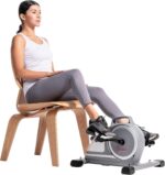 Sunny Health & Fitness Dual Function Under-Desk Bike Trainer, Mini Exercise Machine for Senior Training, Arm/Leg Cardio Cycle Workout, Optional Magnetic, Motorized w/Free SunnyFit App Connection - Image 2