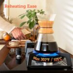 COSORI Pour Over Coffee Maker with Double Layer Stainless Steel Filter, 8-Cup, 34oz, Drip Coffee Maker, Coffee Dripper Brewer, High Heat Resistant Carafe, also for Camping, Hiking - Image 4