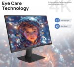 KOORUI 27 Inch 4K Monitor Computer UHD(3840 * 2160) IPS Display, 99% sRGB, 95% DCI-P3, 1.07 Billion Colors, Freesync & G-sync, Displayport & 2X HDMI, VESA 100 * 100mm, Tilt -5 to 20°, Audio Out (N07) - Image 5
