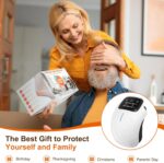 Cordless Knee Massager with LED Screen, Infrared Heat and Vibration Knee Pain Relief for Swelling Stiff Joints, Stretched Ligament and Muscles Injuries, Portable Knee Massage for Family and Friends - Image 8