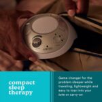 Homedics SoundSleep White Noise Sound Machine, Silver, Small Travel Sound Machine with 6 Relaxing Nature Sounds, Portable Sound Therapy for Home, Office, Nursery, Auto-Off Timer, by Homedics - Image 7
