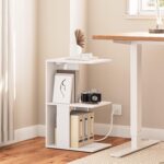 End Table with Charging Station, Narrow Side Table for Small Spaces with USB Ports and Outlets, Bedside Nightstand with Light, Narrow Table for Living Room, White ETWT18E01Z - Image 10