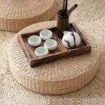 HUAWELL Japanese Style Handcrafted Eco-Friendly Breathable Padded Knitted Straw Flat Seat Cushion, Hand Woven Tatami Cushion Best for Zen, Yoga Practice or Buddha Meditation (19.7) - Image 4