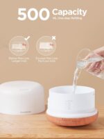 InnoGear 500ml Essential Oil Diffuser with Remote Control, Premium Ultrasonic Aromatherapy Diffusers Scent Humidifier Vaporizer Auto-Off Timer for Large Room Home, Yellow - Image 6