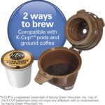 Hamilton Beach FlexBrew Single Serve Coffee Maker, Compatible with Pod Packs and Grounds, 14 oz. Water Reservoir, Slim Design, Fast Brewing, Black (49900) - Image 3